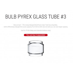 Bulb Pyrex TFV8 Big Baby Glass Tube - Smoktech